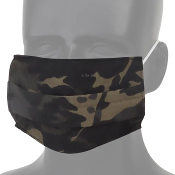  Открытый пылезащитный чехол для маски Мужчины Женщины На открытом воздухе Велоспорт Маска для лица Чехол Моющийся камуфляж Тактические одноразовые маски Чехол