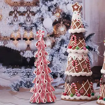  Моделирование Рождественская конфетная елка Украшение рабочего стола Мягкая глина Искусственная столешница Рождественская елка для праздничного украшения дома