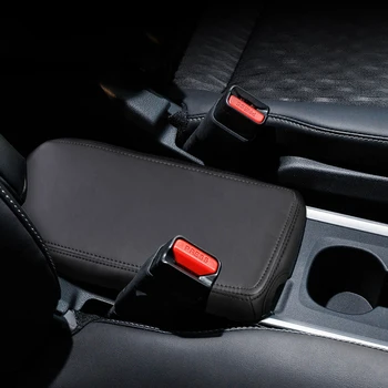  Крышка панели подлокотника автомобильной консоли Утолщенная кожаная защитная отделка из микрофибры для Toyota Noah Voxy 90 Series 2022 1