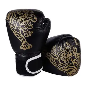 Боксерские перчатки Профессиональный тигр Дышащая искусственная кожа Тайские тайские перчатки Перчатки Пламя Санда Боксерские боксы Перчатки для боя Муай T Y7l1 2