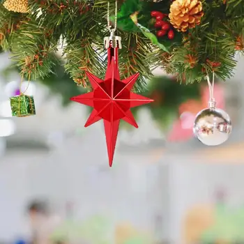  Праздничный подарок Яркие подвески на рождественскую елку 12 неправильных блестящих украшений для реквизита для фотографии Гальванические яркие цвета 2