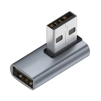 USB Converter Для ноутбука U-образный USB-адаптер Female To Usb Male Маленький черный Удобный стандартный USB-разъем 10 Гбит/с 3A 4