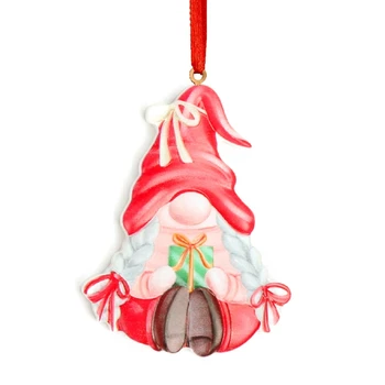 Рождественская смола Забавный кулон Подвеска для креативного украшения Аксессуар для новогоднего декора входной двери фермерского дома 4