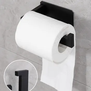  Самоклеящийся держатель для туалетной бумаги из нержавеющей стали с защитой от падения Простая установка крючка для полотенец 4