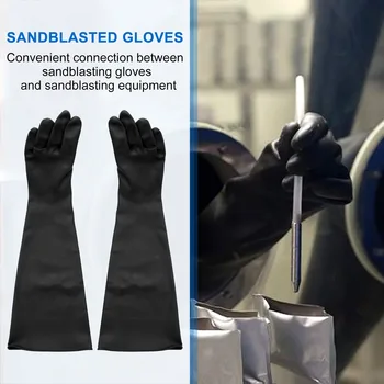 Перчатки для пескоструйной обработки для пескоструйных перчаток 60x20см 4