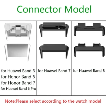 Ремешок из нержавеющей стали для Huawei Band 8 Аксессуары для смарт-браслетов Металлический ремешок для часов Huawei Band 7 Браслет huaweiband 6 5